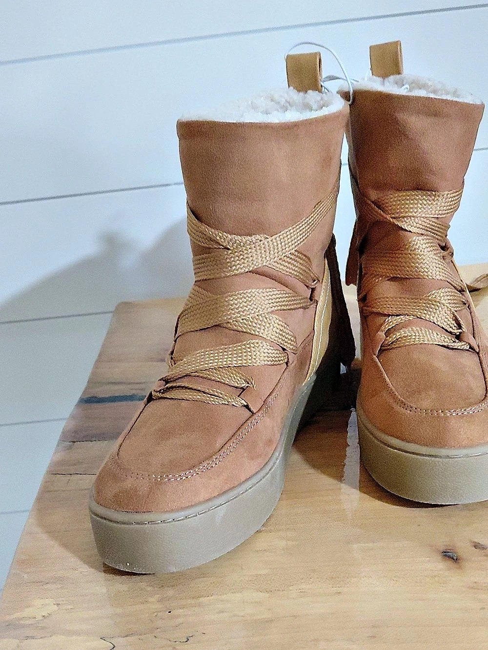 Pajar Brown Lace-Up Winter Boots Like New